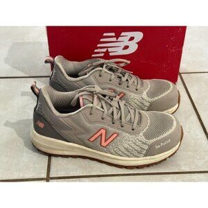New Balance Speedware Womens Size 8 Gray Pink Composite Toe Safety Work Shoes